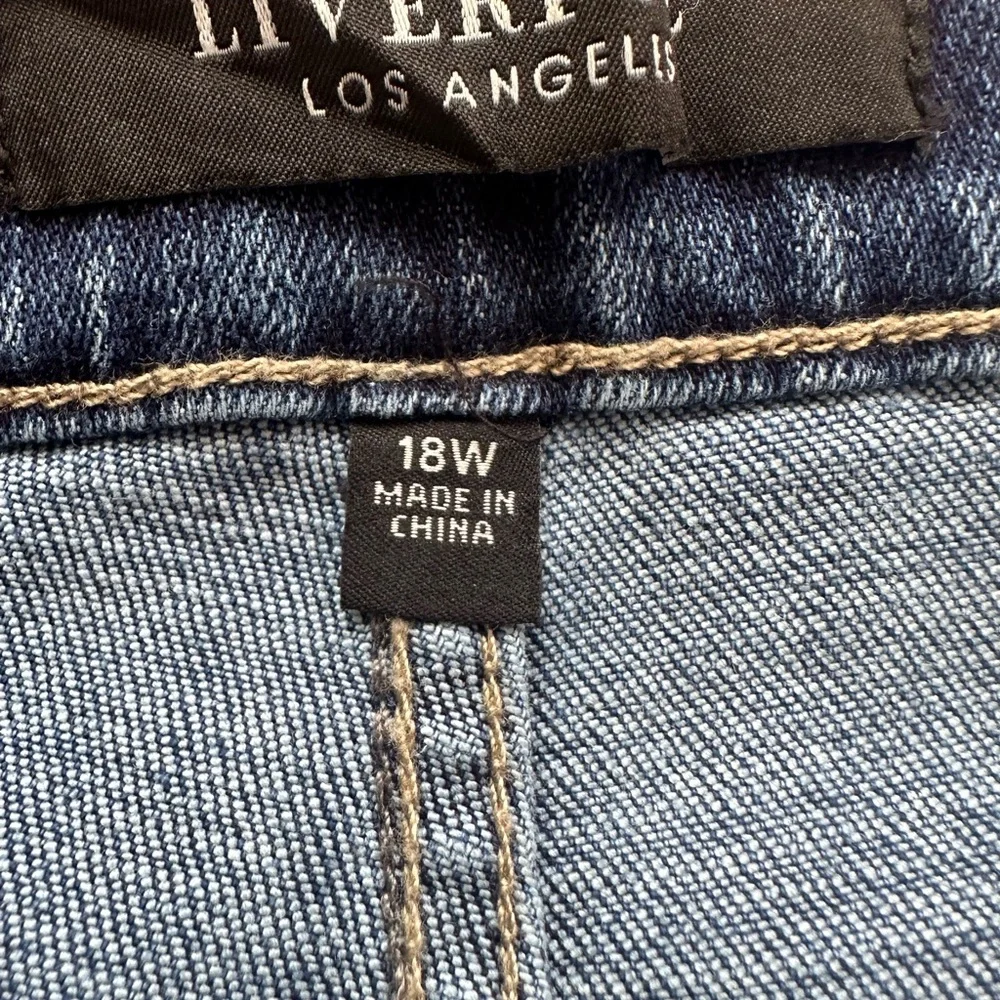 🆕Liverpool Los Angeles Bermuda Jeans Shorts - Picture 11 of 16